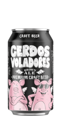 Cerdos Voladores Brown Ale lata